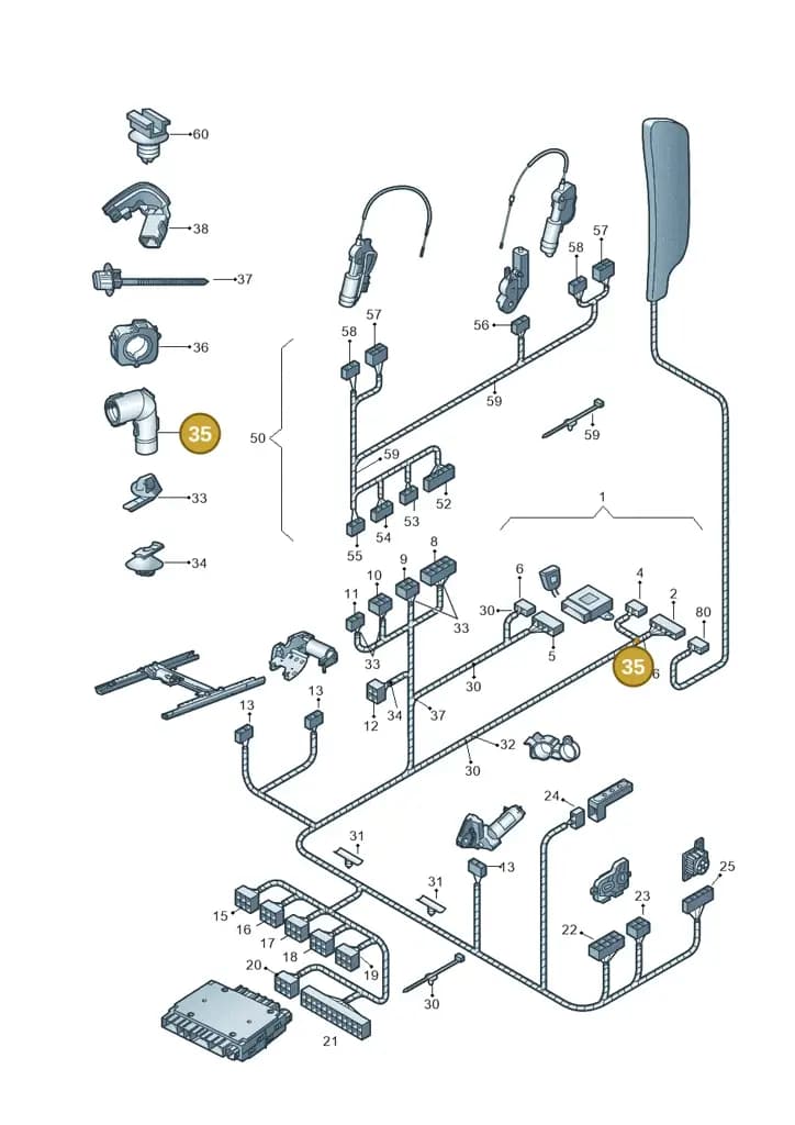 1Z0971446 — Skoda Octavia (2017-2020) diagram 663972760, position 35