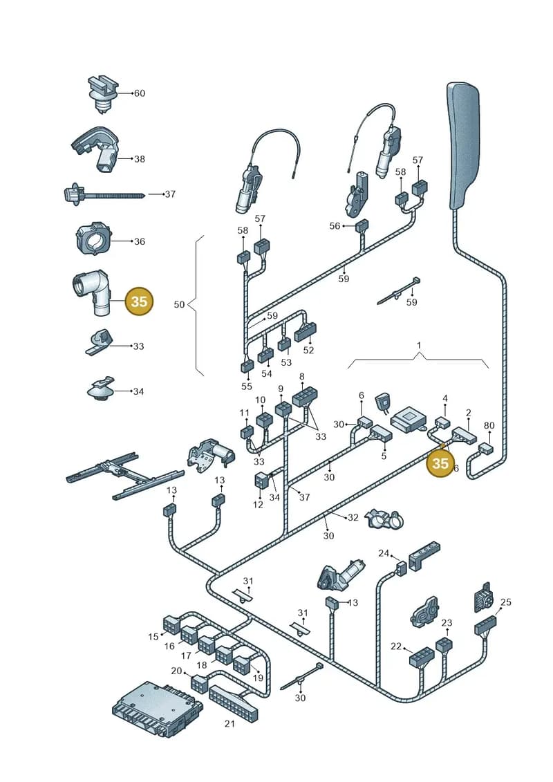1Z0971446 — Skoda Octavia (2017-2020) diagram 663972760, position 35
