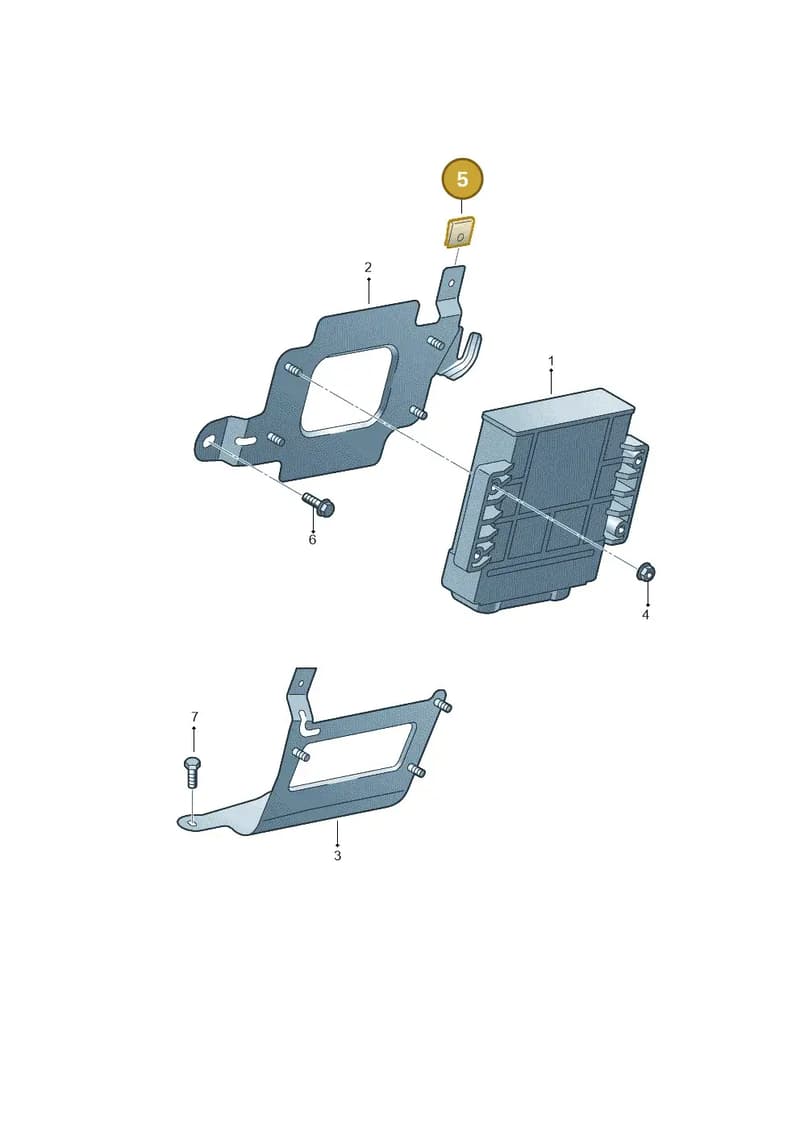 1Z0971739A — Skoda Octavia ambiente (2008-2013) diagram 420927450, position 5