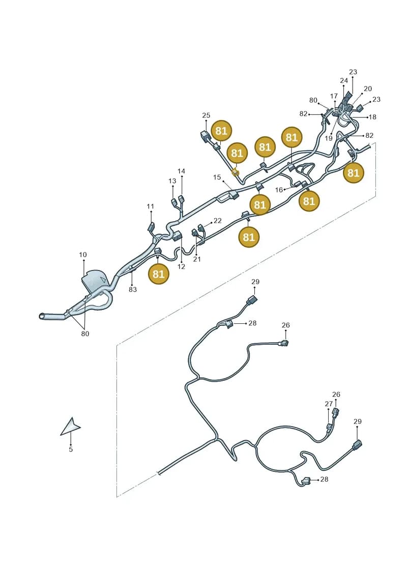 1Z0971850B — Skoda Superb (2013-2015) diagram 632971920, position 81