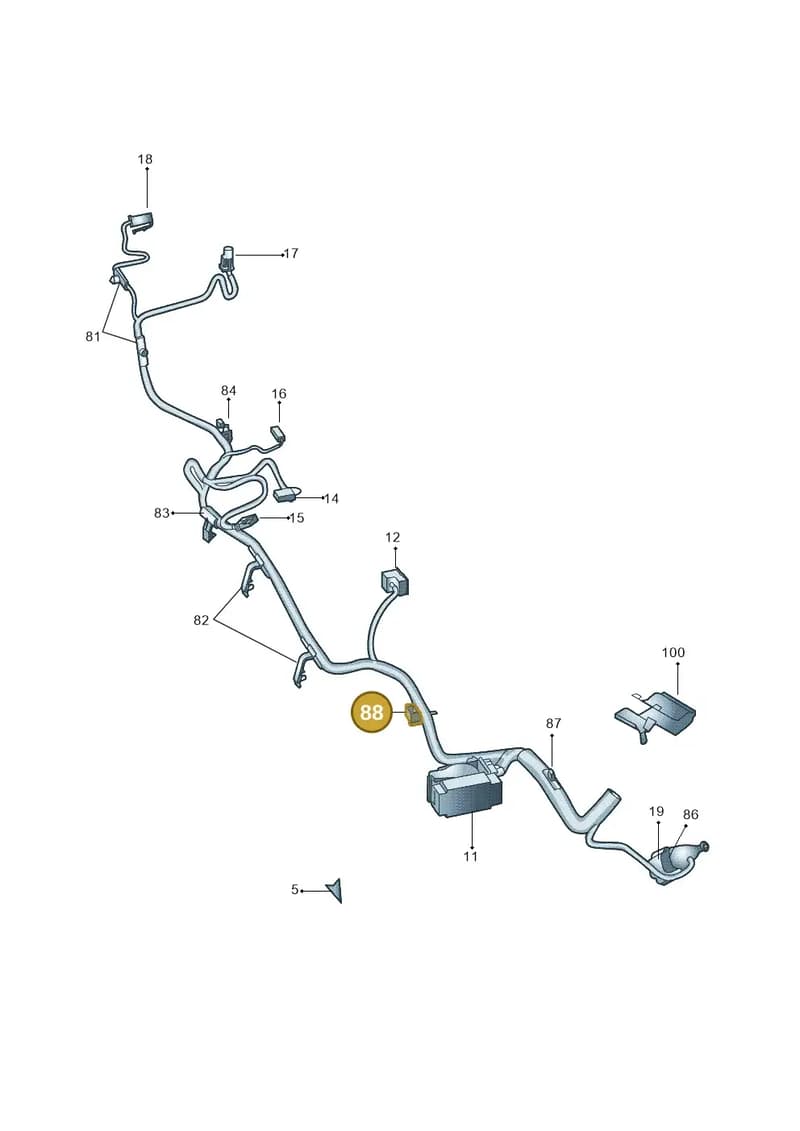 1Z0971850B — Skoda Yeti (2013-2017) diagram 666971920, position 88