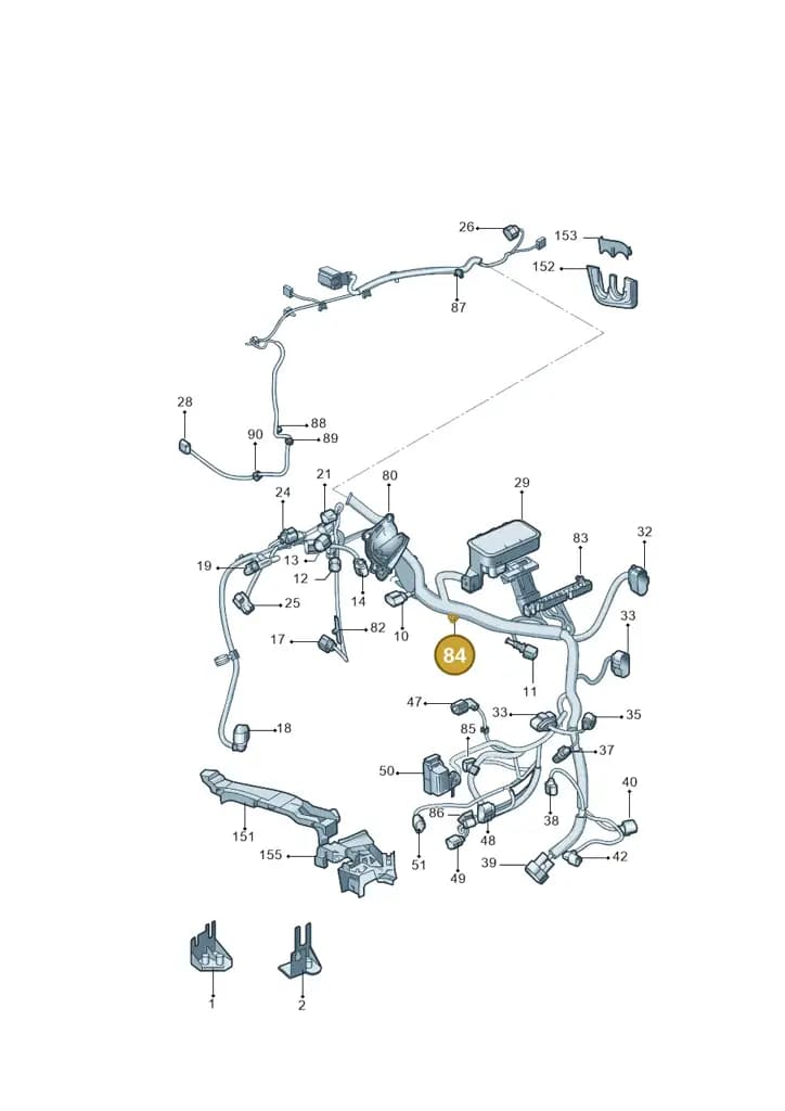1Z0971850B — Skoda Yeti (2013-2017) diagram 767971810, position 84