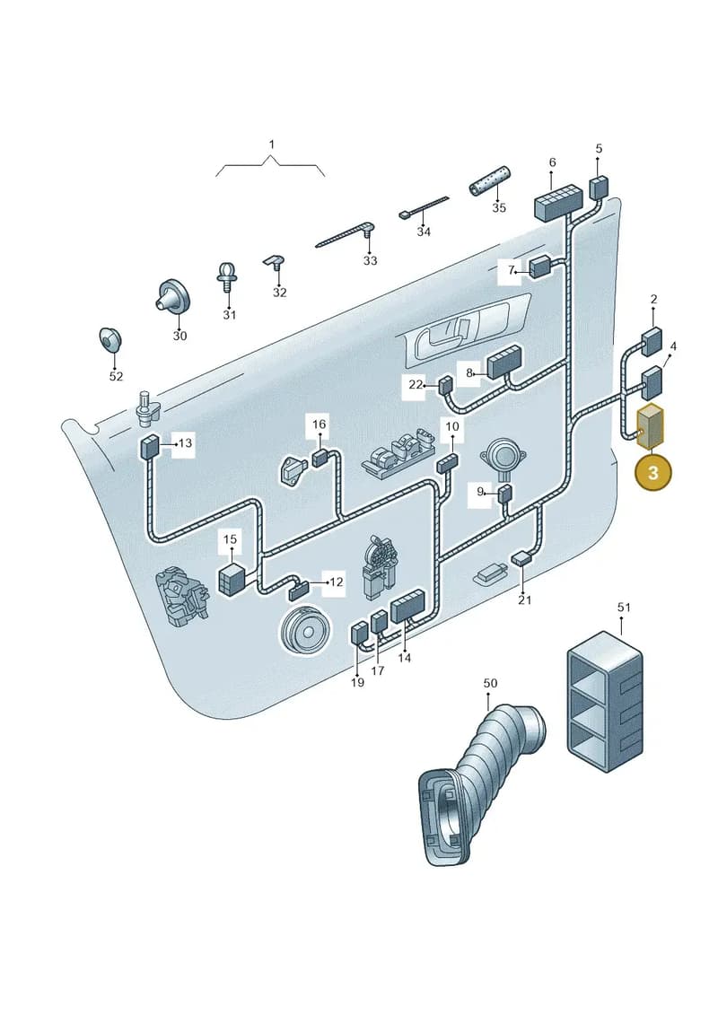 1Z0972726 — Skoda OCTAVIA/COMBI/4X4      04> (2004-) diagram 419972350, position 3