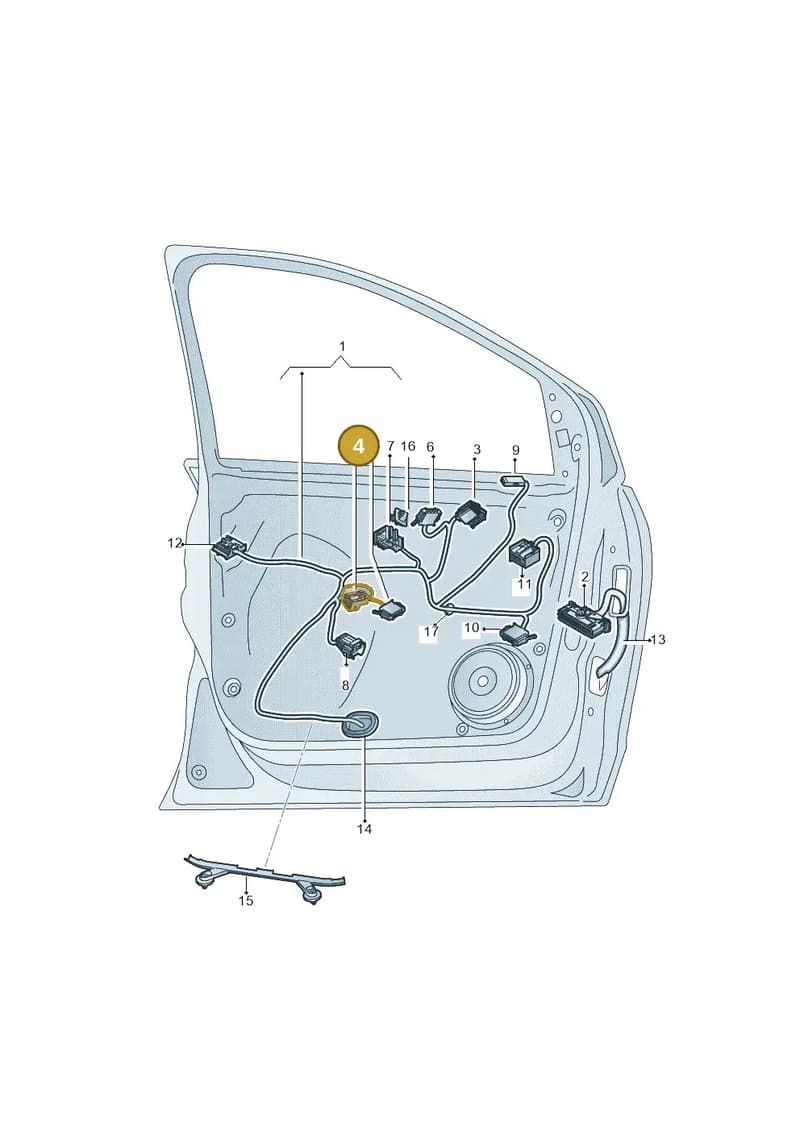 1Z0972726 — Skoda Fabia (2014-2022) diagram 773972330, position 4