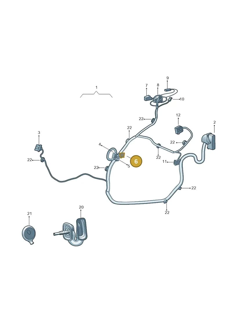 1Z0972726 — SEAT Toledo (2015-2019) diagram 740972350, position 6
