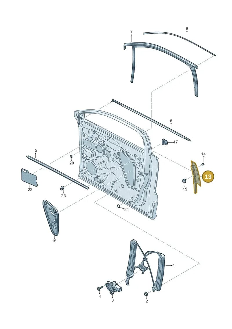 2GL837902B041 — Skoda Karoq (2017-2023) diagram 834837060, position 13