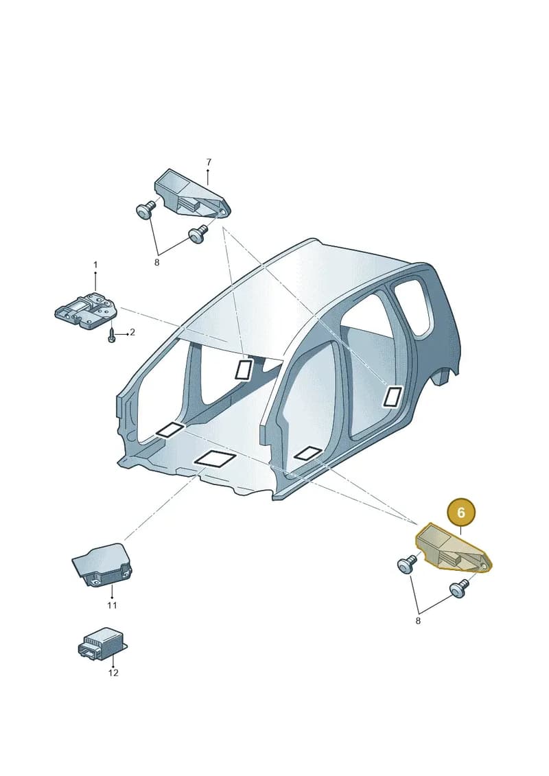 34D959351 — SEAT Toledo Reference (2012-2015) diagram 481959000, position 6