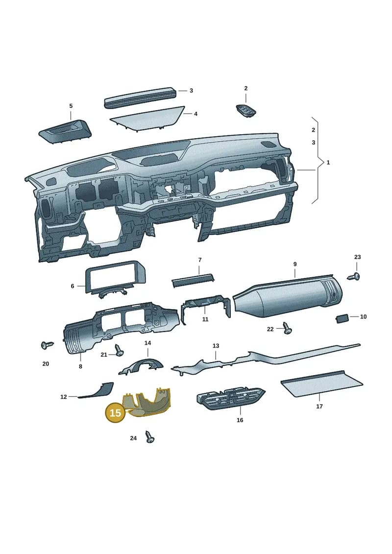 3P08585594PK — Skoda Kodiaq (2024-2024) diagram 57h857020, position 15