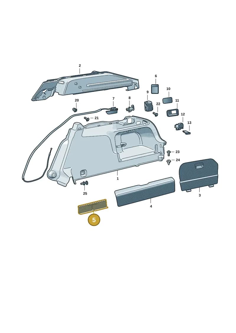 3P0867427ACA9 — Skoda Superb Combi (2023-2024) diagram 3p0867080, position 5