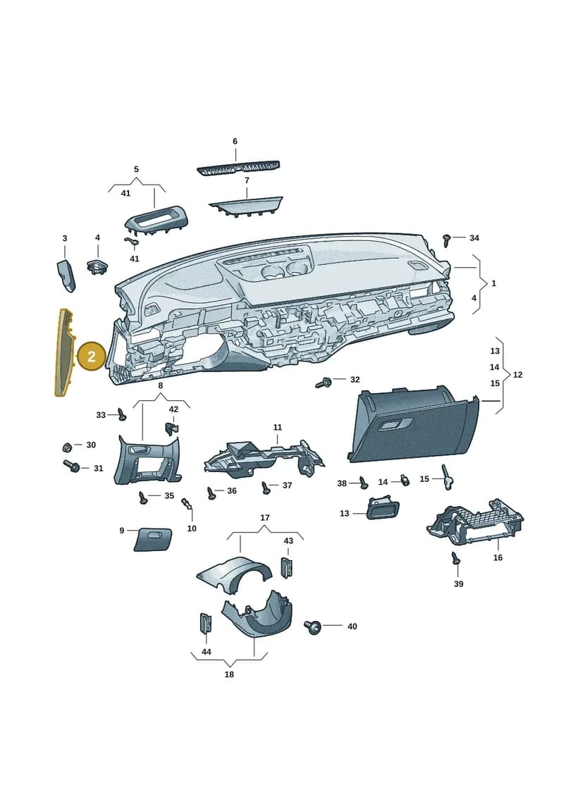 3P18575044PK — Skoda Superb Combi (2023-2024) diagram 3p0857010, position 2