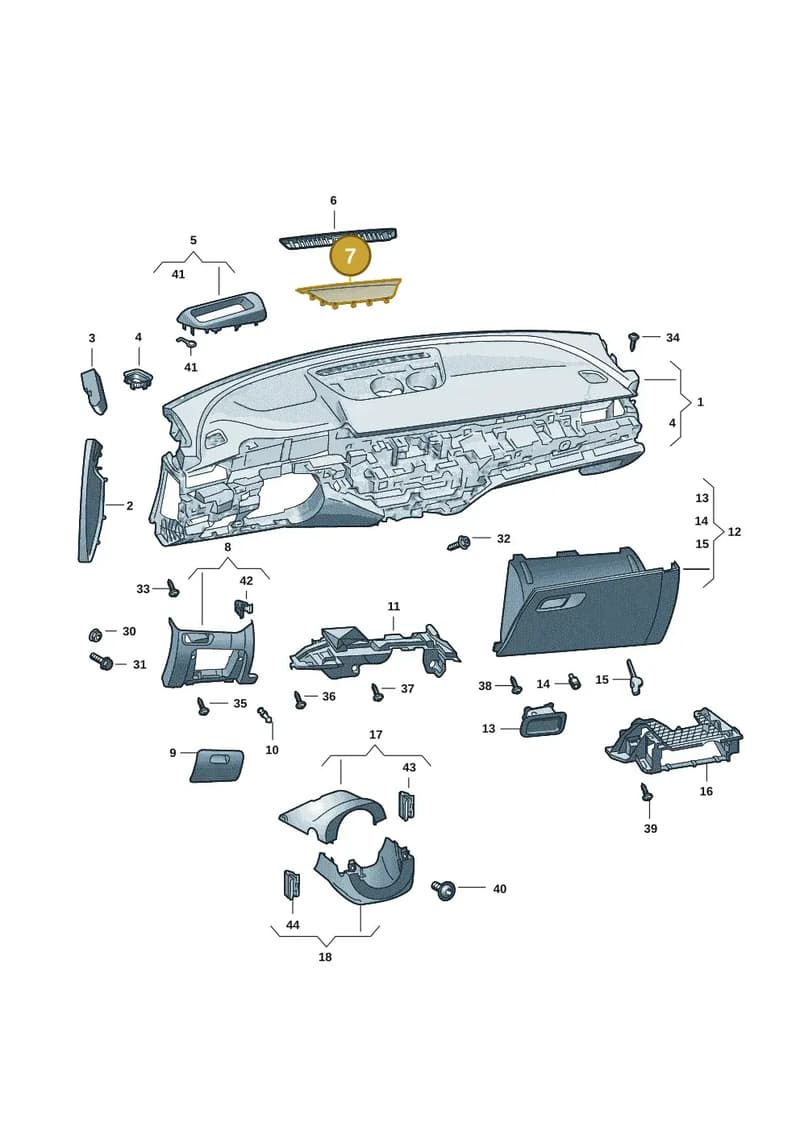 3P185771765L — Skoda Superb Combi (2023-2024) diagram 3p0857010, position 7