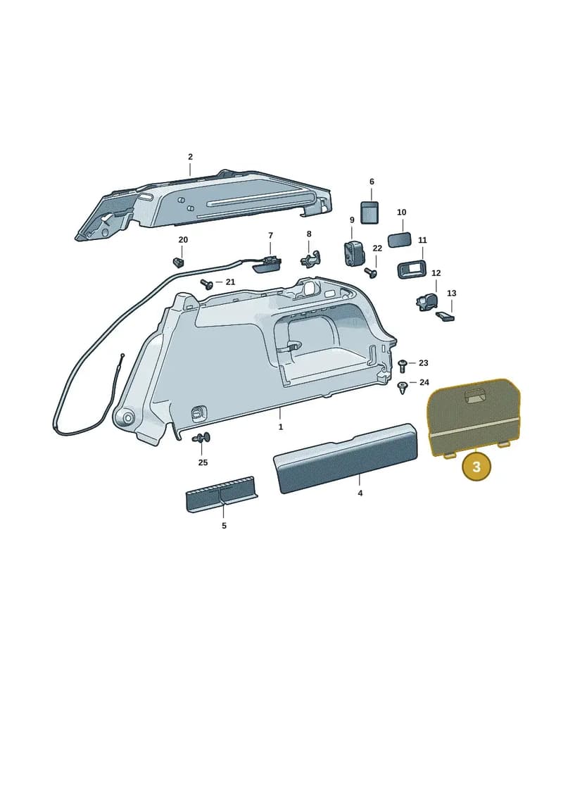 3P3868885CA9 — Skoda Superb Combi (2023-2024) diagram 3p0867080, position 3