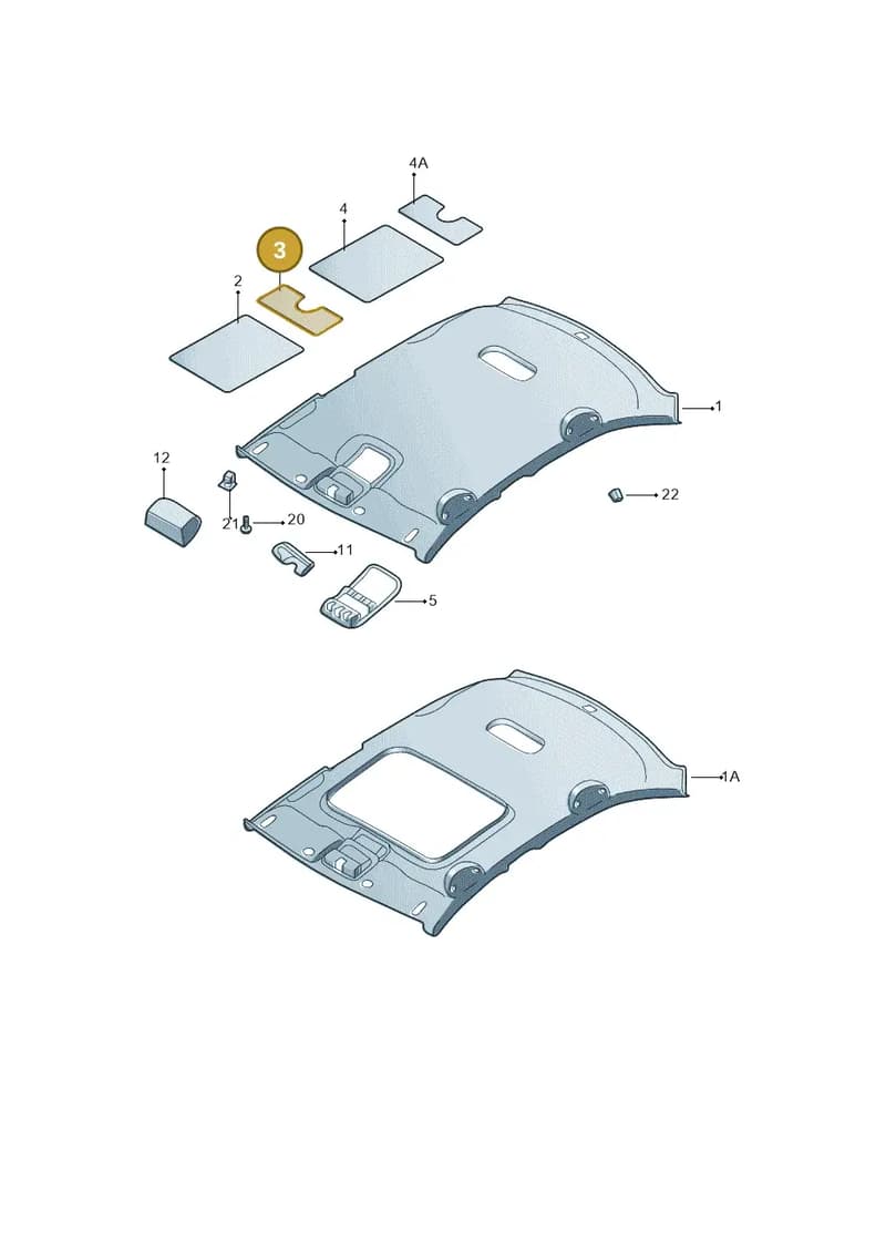 3T0867817A — Skoda Kodiaq (2017-2022) diagram 644867550, position 3