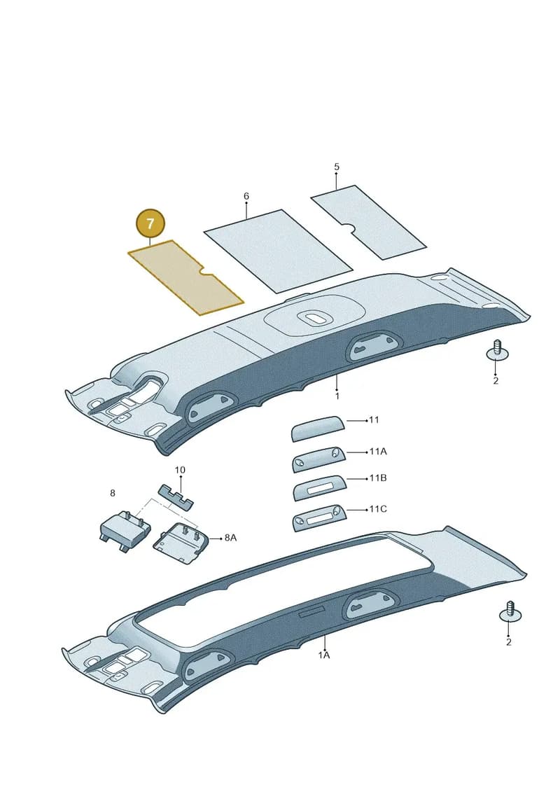 3T0867817A — Skoda Rapid (2012-2022) diagram 740867550, position 7