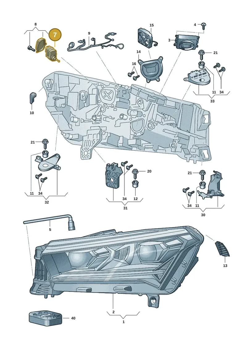 3T0941295A — Skoda Enyaq (2020-2021) diagram 50a941010, position 7