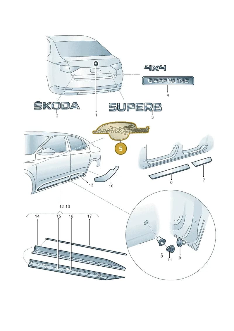 3V0853041C2ZZ — Skoda Superb Combi (2015-2024) diagram 851000010, position 5