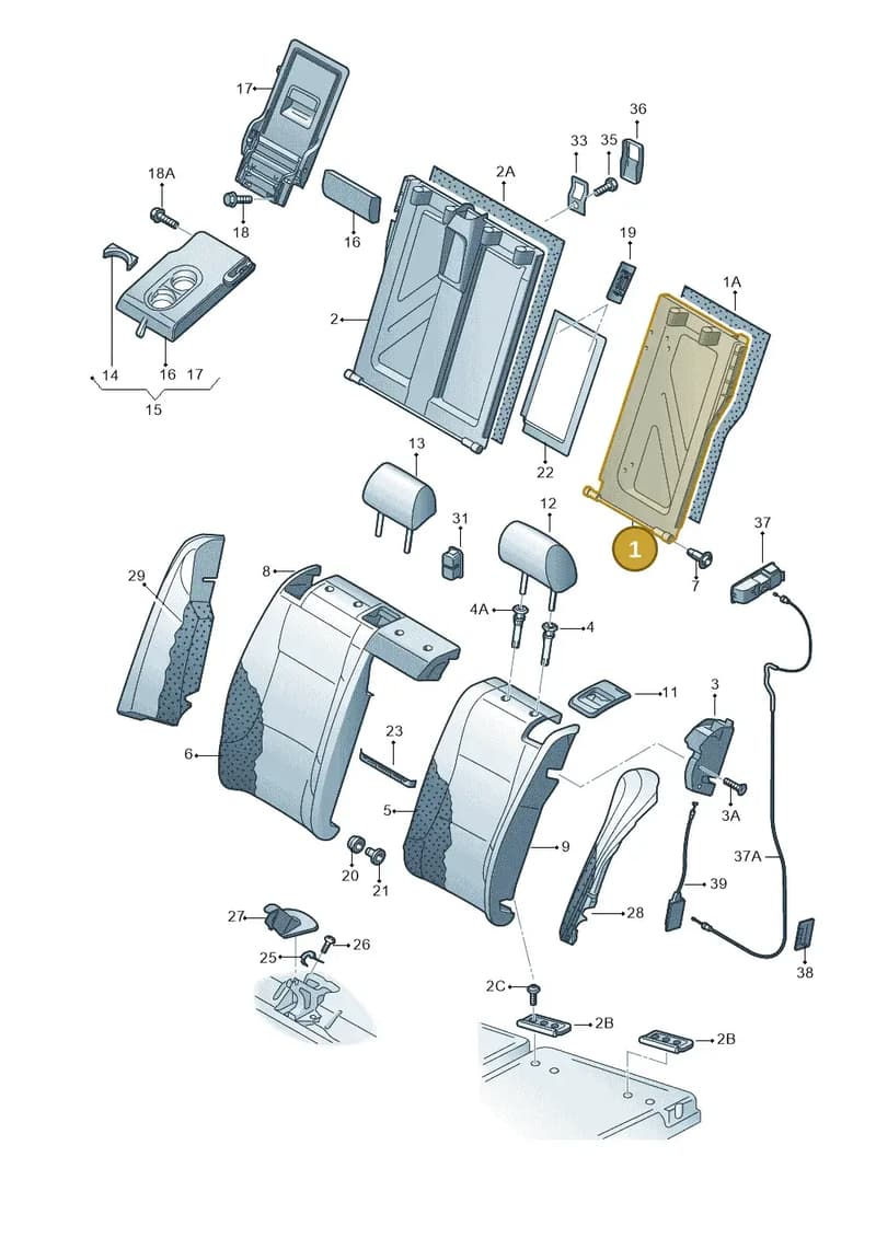 3V0885501CWR9 — Skoda Superb Combi (2015-2024) diagram 851000001, position 1