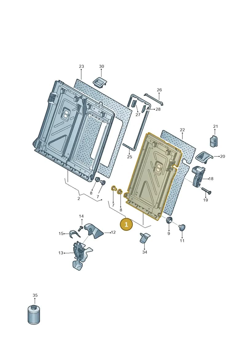 3V0885501CWR9 — Skoda Enyaq (2020-) diagram 813885700, position 1