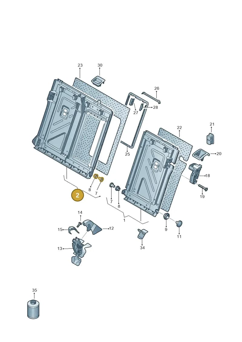 3V0885502TWR9 — Skoda Enyaq (2020-) diagram 813885700, position 2