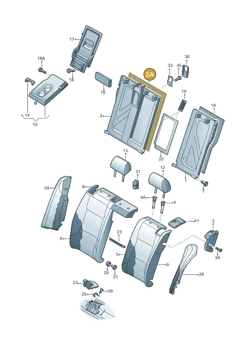 3V0885754DWR9 — Skoda Rapid (2012-2022) diagram 740885700, position 2A