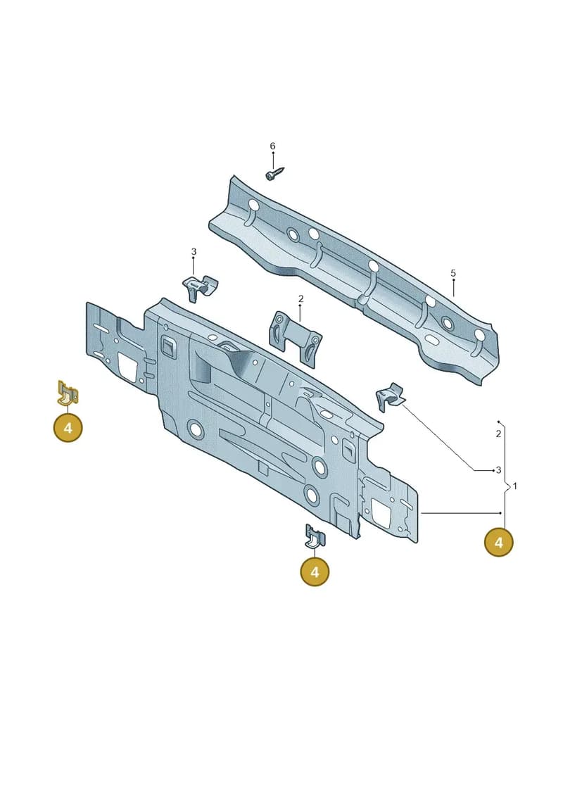 3V5804299A — Skoda Superb Combi (2015-2024) diagram 851813000, position 4