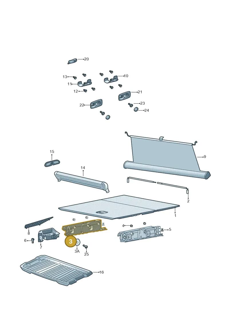 3V9864512D9B9 — Skoda Superb Combi (2015-2024) diagram 851867860, position 3