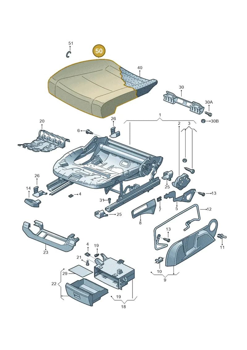 562881405HPMM — Skoda Kodiaq (2018-2022) diagram 804881010, position 50