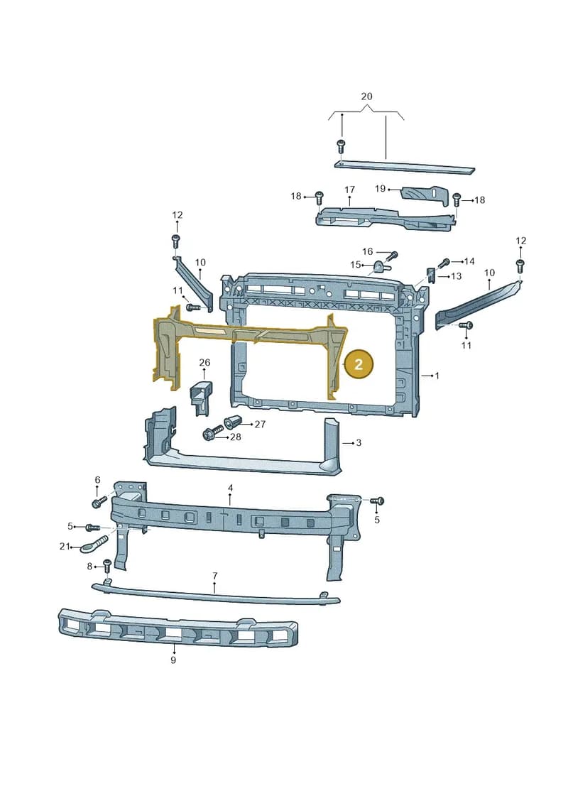 565121285K — Skoda Kodiaq (2018-2022) diagram 434805001, position 2
