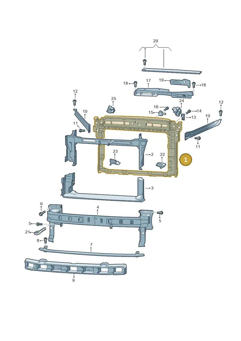 565805588N — Skoda Kodiaq (2018-2022) diagram 804805000, position 1
