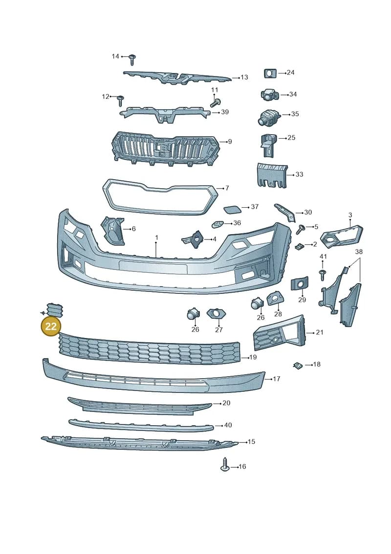 565807241B9B9 — Skoda Kodiaq (2018-2022) diagram 804807010, position 22