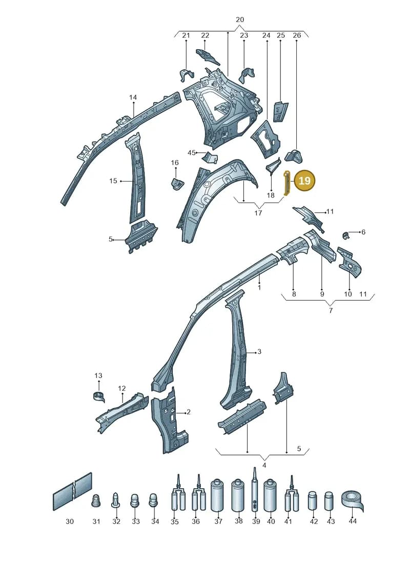565809142 — Skoda Kodiaq (2018-2022) diagram 804809000, position 19