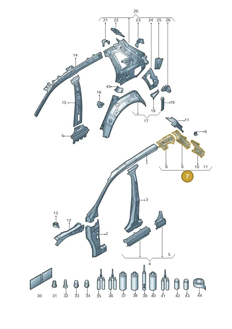 565809262 — Skoda Kodiaq (2018-2022) diagram 804809000, position 7