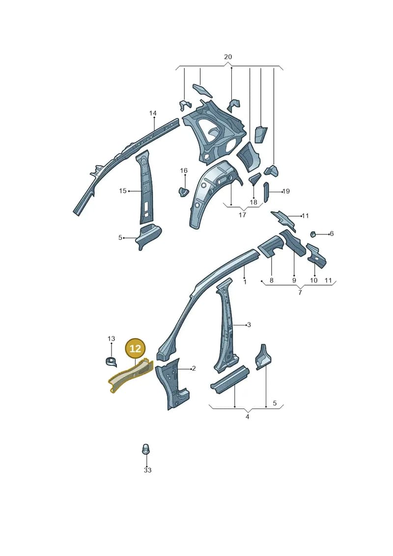 565810125 — Skoda Kodiaq (2017-2022) diagram 644809000, position 12