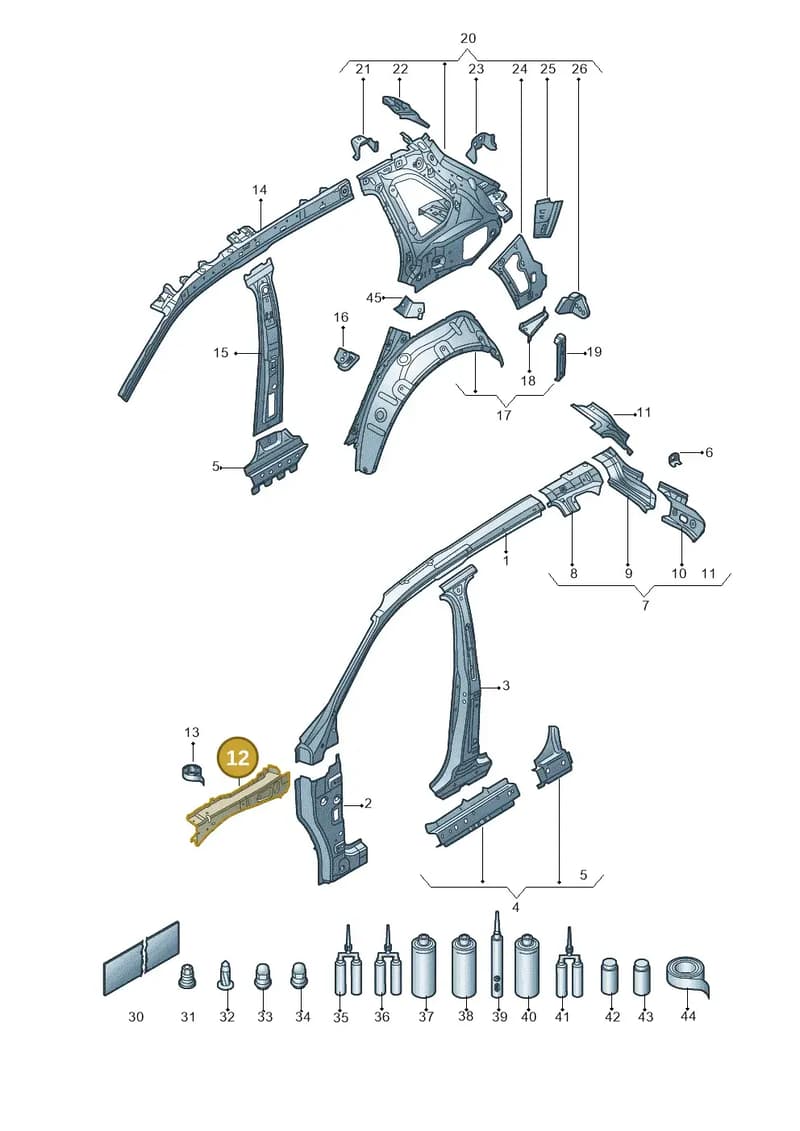 565810126 — Skoda Kodiaq (2018-2022) diagram 804809000, position 12