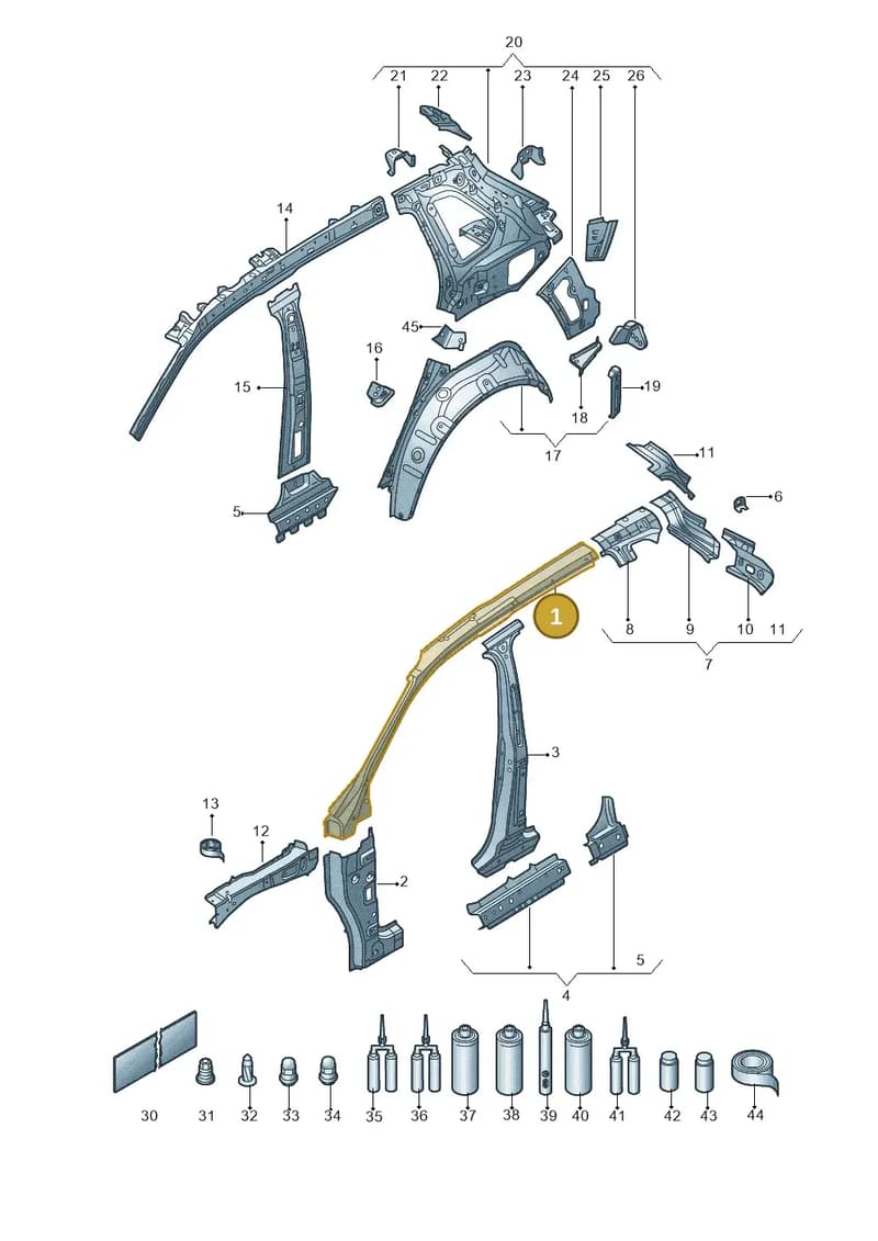 565810264 — Skoda Kodiaq (2018-2022) diagram 804809000, position 1