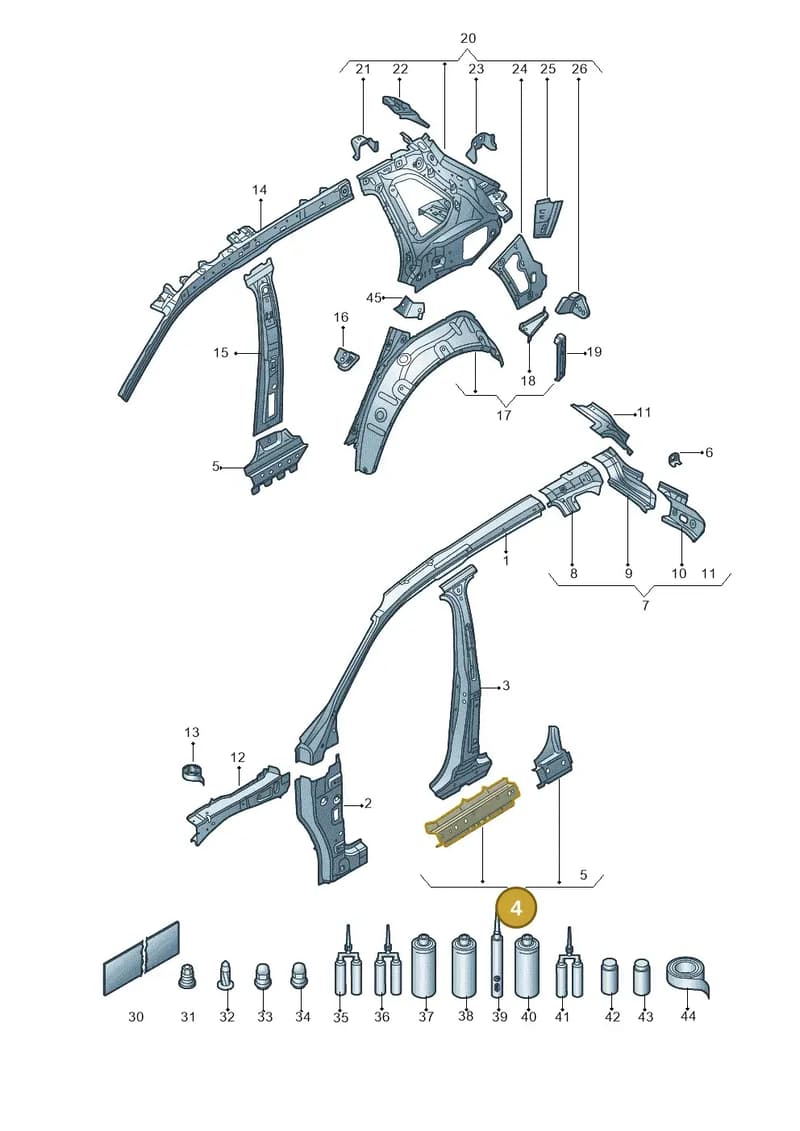 565810437 — Skoda Kodiaq (2018-2022) diagram 804809000, position 4