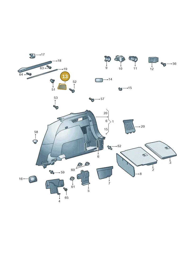 565814198 — Skoda Kodiaq (2018-2022) diagram 804867080, position 13