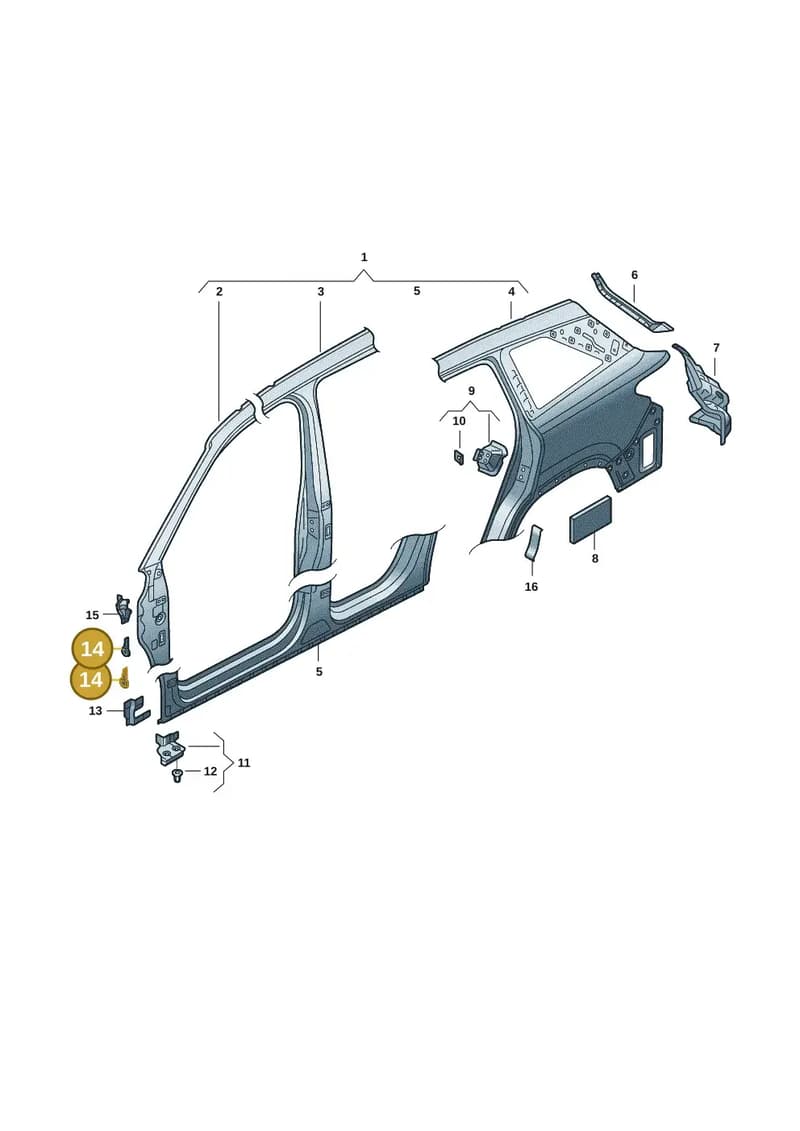 565821167 — Skoda Kodiaq (2024-2024) diagram 57h809050, position 14