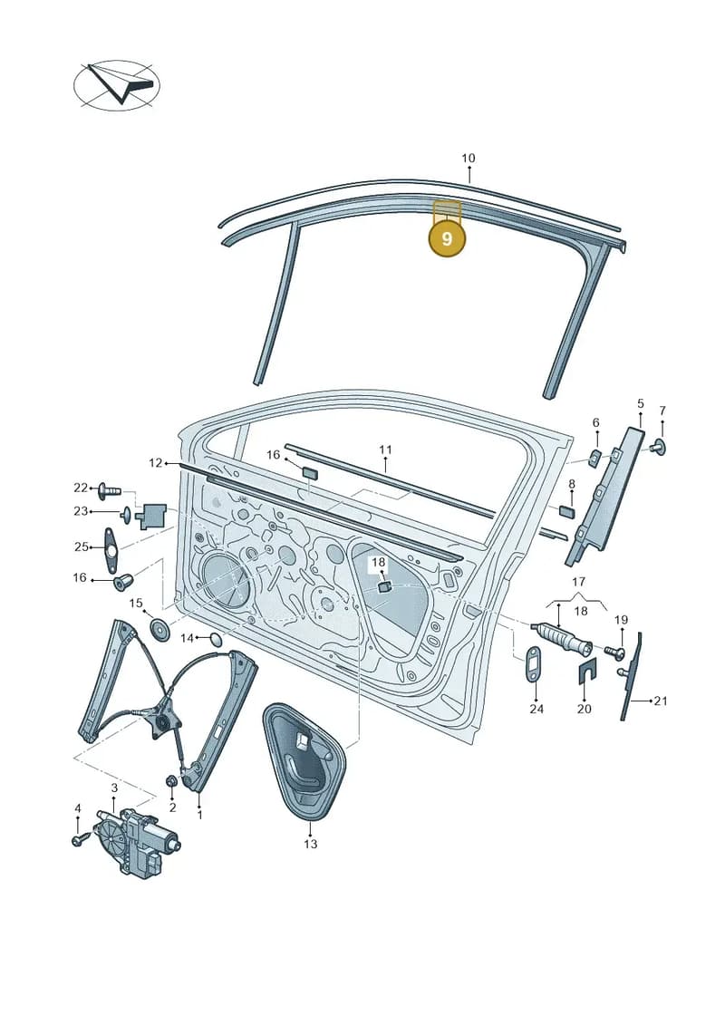 565837431J5AP — Skoda Kodiaq (2018-2022) diagram 804837600, position 9