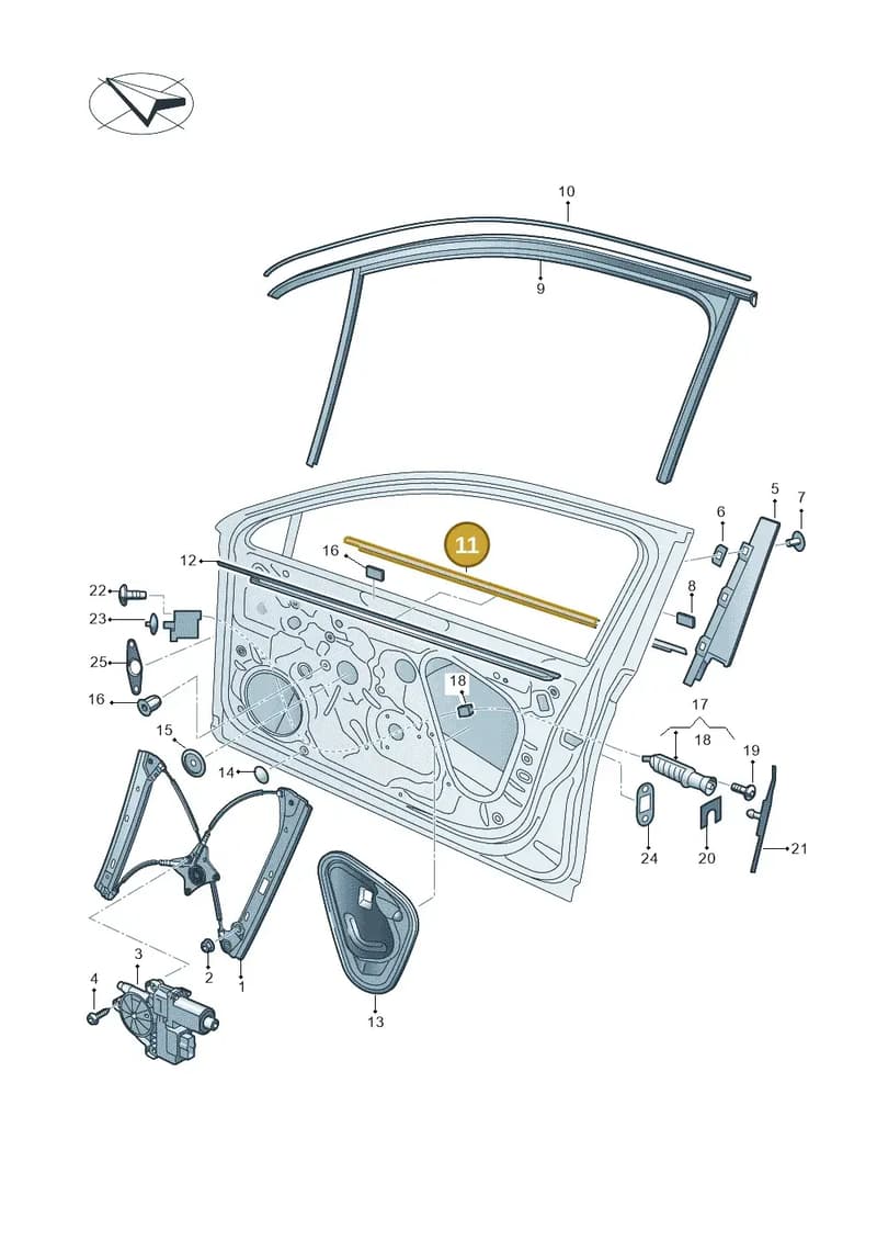 565837476GJV1 — Skoda Kodiaq (2016-2024) diagram 804837600, position 11