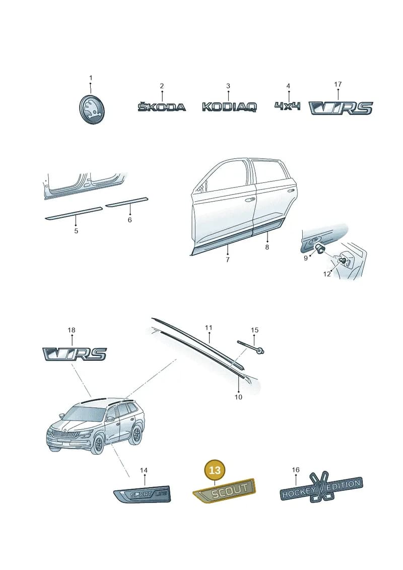 565853042ARYP — Skoda Kodiaq (2016-2024) diagram 804000120, position 13
