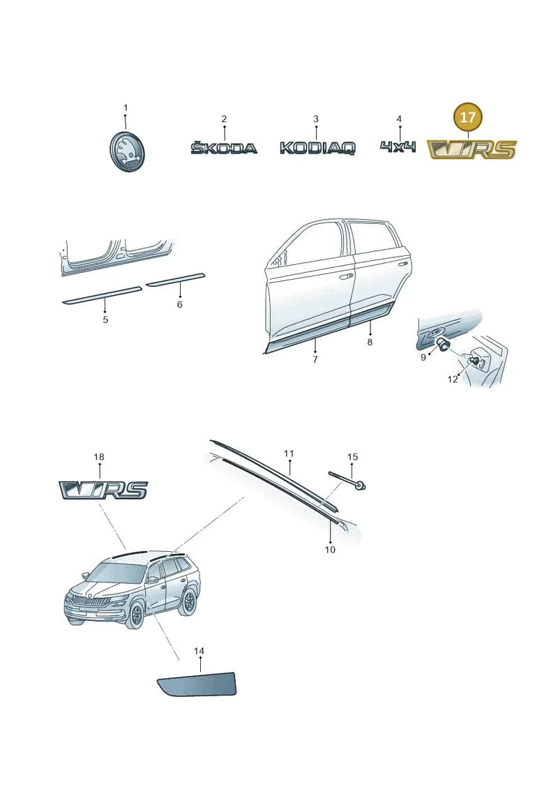 565853687JXPC — Skoda Kodiaq (2016-2024) diagram 804853001, position 17