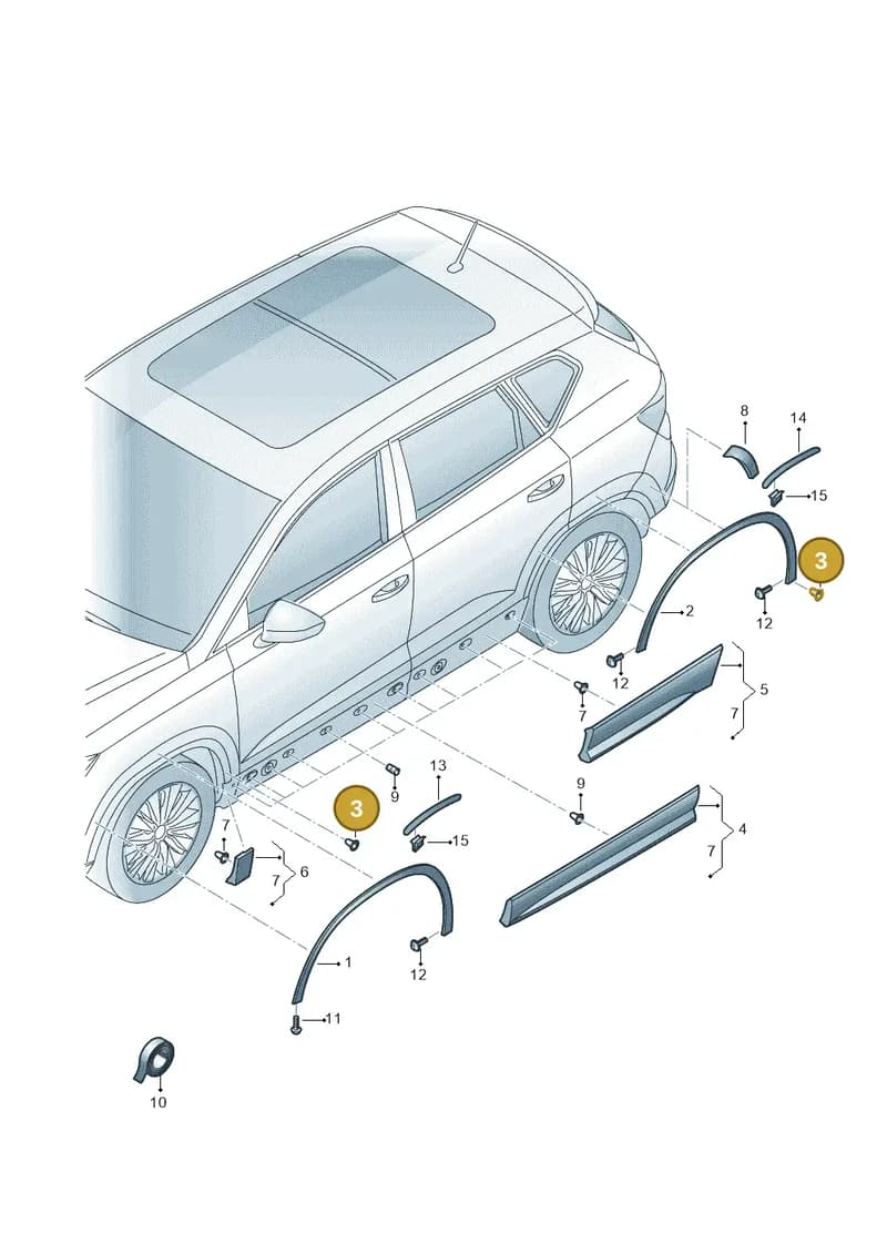 565854376AGRU — Skoda Kodiaq (2018-2022) diagram 804853020, position 3
