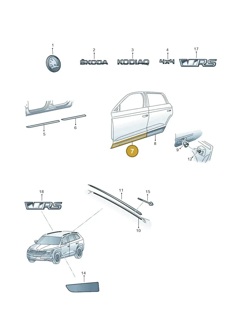 565854939AGRU — Skoda Kodiaq (2018-2022) diagram 804853001, position 7