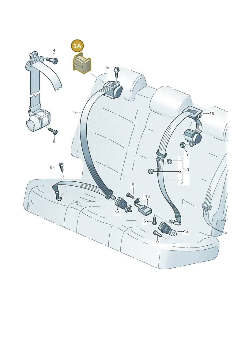 565857865 — Skoda Kodiaq (2018-2022) diagram 804857700, position 1A