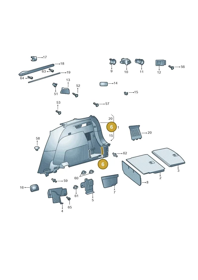 565861343A9B9 — Skoda Kodiaq (2018-2022) diagram 804867080, position 6
