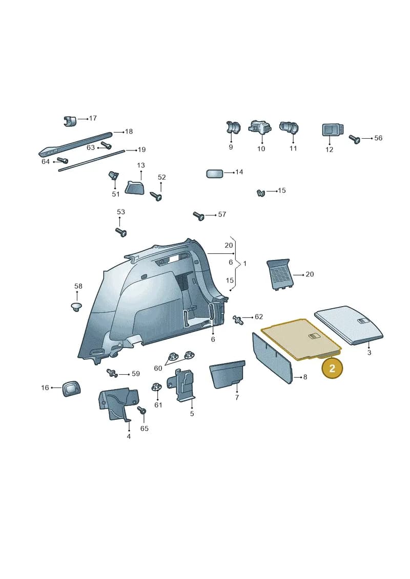 565861411BCA9 — Skoda Kodiaq (2018-2022) diagram 804867080, position 2