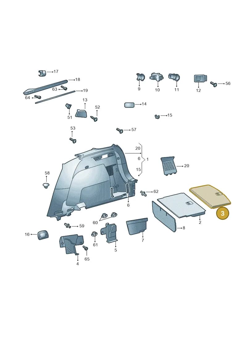 565861531EMXS — Skoda Kodiaq (2018-2022) diagram 804867080, position 3