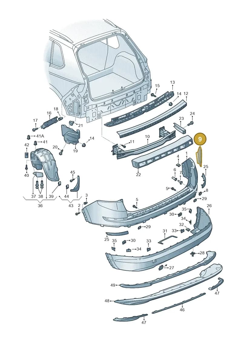 565864734A — Skoda Kodiaq (2018-2022) diagram 804807060, position 9