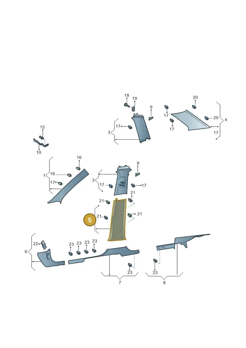 565867281D9B9 — Skoda Kodiaq (2018-2022) diagram 804867650, position 5
